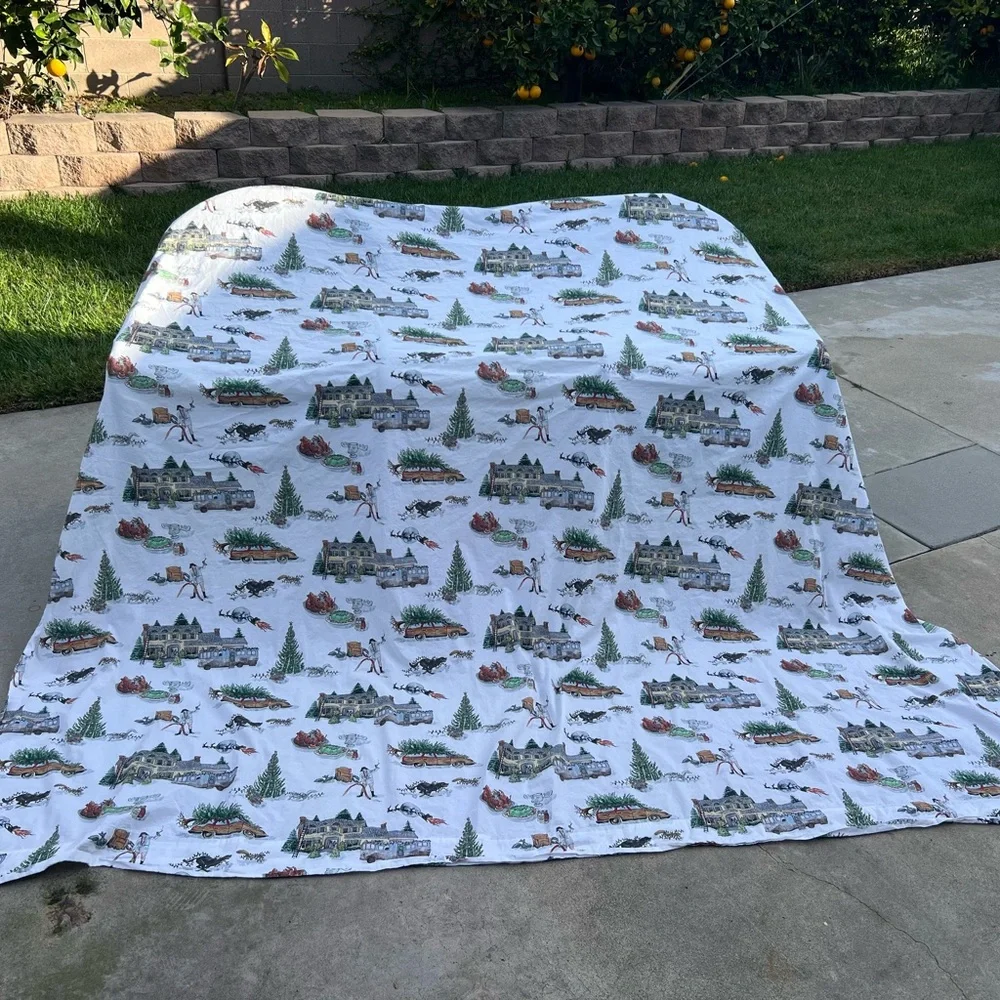 Pottery Barn National Lampoons Christmas Vacation pattern Twin